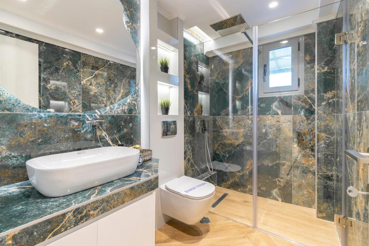 Sithoniars Luxury Ground Floor Apartment With Private Garden Neos Marmaras Esterno foto