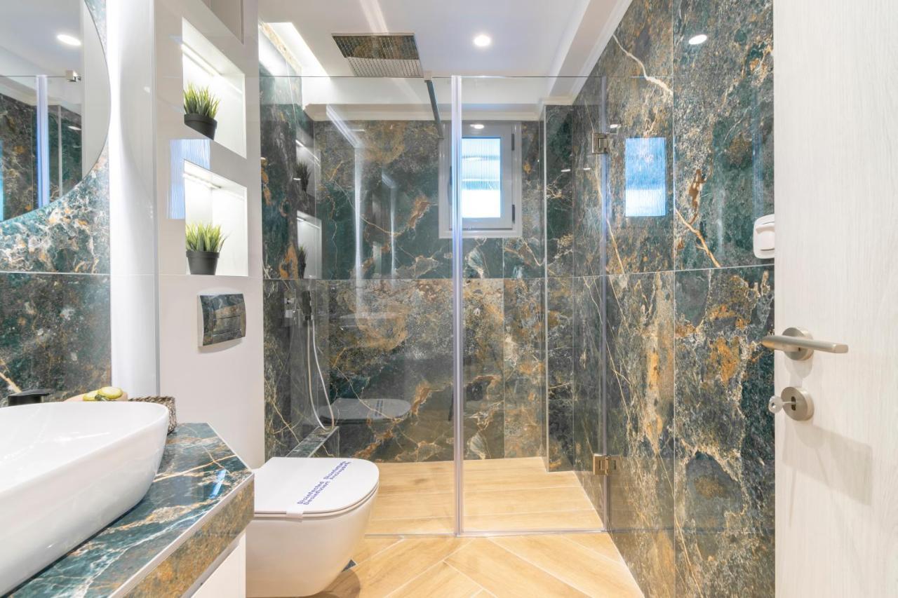 Sithoniars Luxury Ground Floor Apartment With Private Garden Neos Marmaras Esterno foto