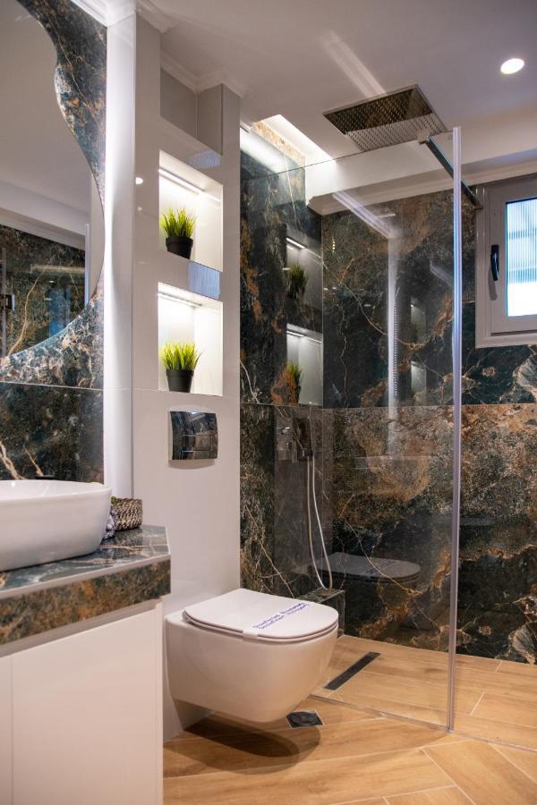 Sithoniars Luxury Ground Floor Apartment With Private Garden Neos Marmaras Esterno foto